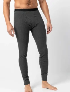 Waffle-knit Thermal Long Johns