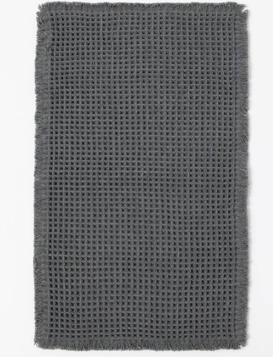 Waffle-textured Non-slip Bath Mat