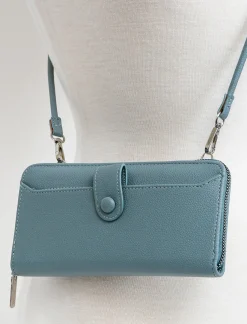 Wallet with detachable strap