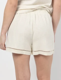 Washed Linen Shorts