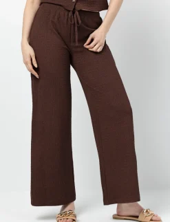 Wide Leg Pants with Elastic Waist