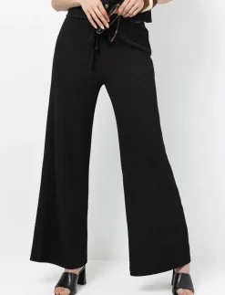 Wide Leg Pants with Elastic Waist