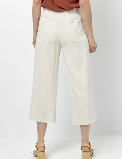 Wide-leg Capri Pants