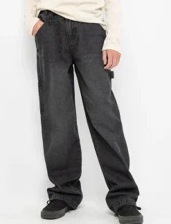 Wide-leg Jeans with Elastic Waistband
