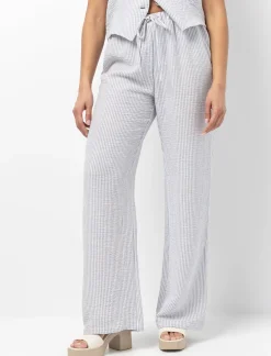 Wide-leg Linen Trousers