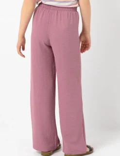 Wide-leg Pants with Elastic Waistband