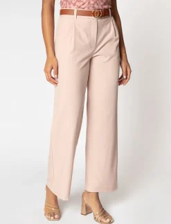 Wide-leg Regular-rise Pants