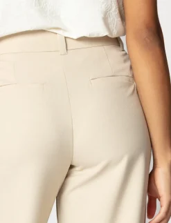 Wide-leg Regular-rise Pants