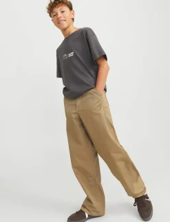 Wide-leg Worker Pants