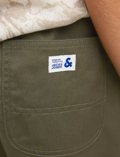 Wide-leg Worker Pants