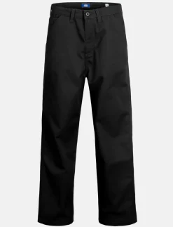 Wide-leg Worker Pants
