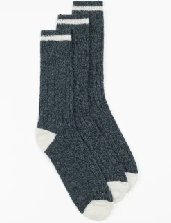 Wool Crew Socks - Pack of 3