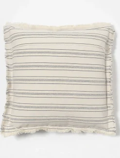 Woven Cushion With Fringe