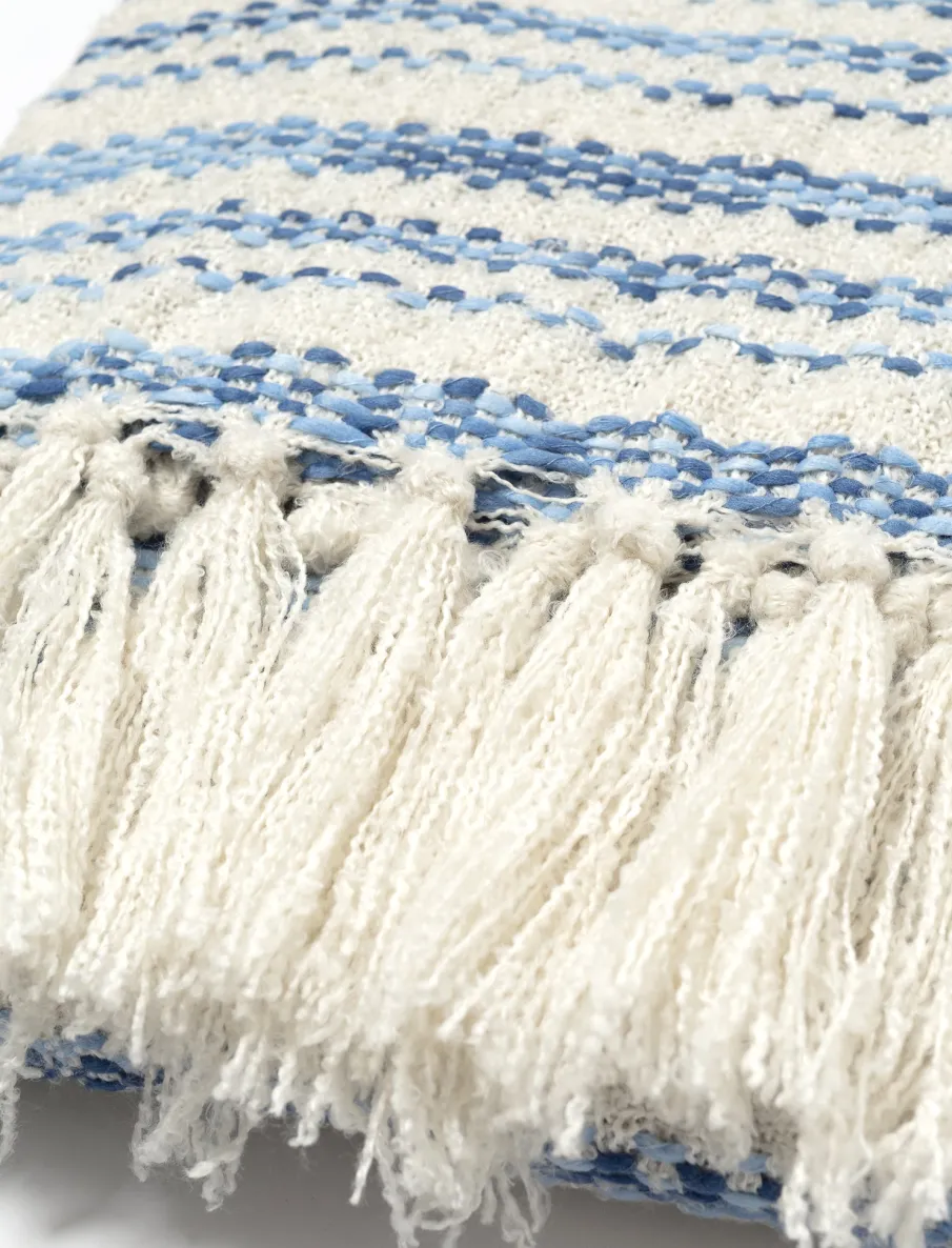 Woven Throw with Fringe