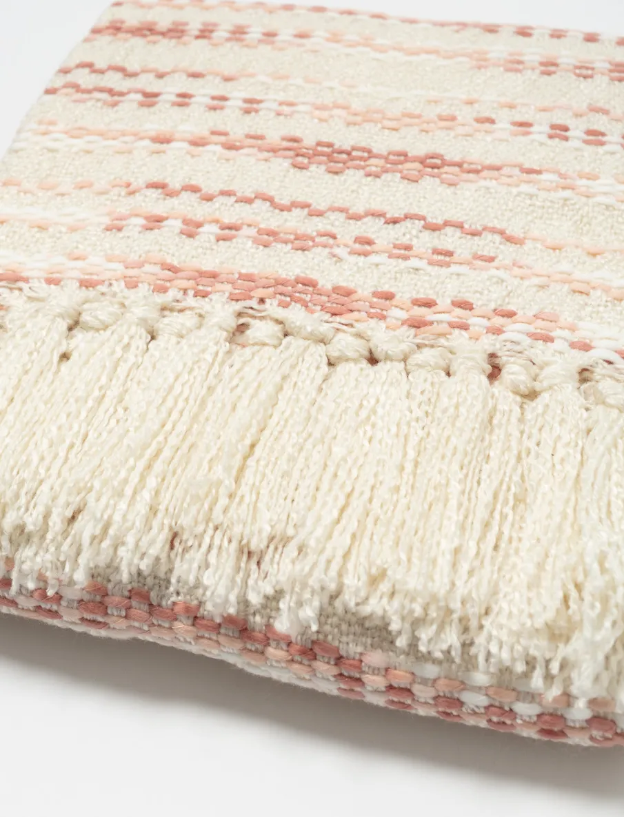 Woven Throw with Fringe