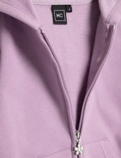 Zip-up Cardigan with Pocket