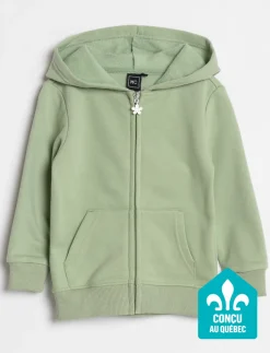 Zip-up Cardigan with Pocket