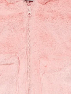 Zip-up Hooded Jacket with Ears - Little Girl