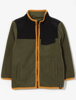 Zip-up Polar Jacket with Pockets - Little Boy