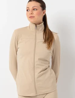 Zip-up Sports Top